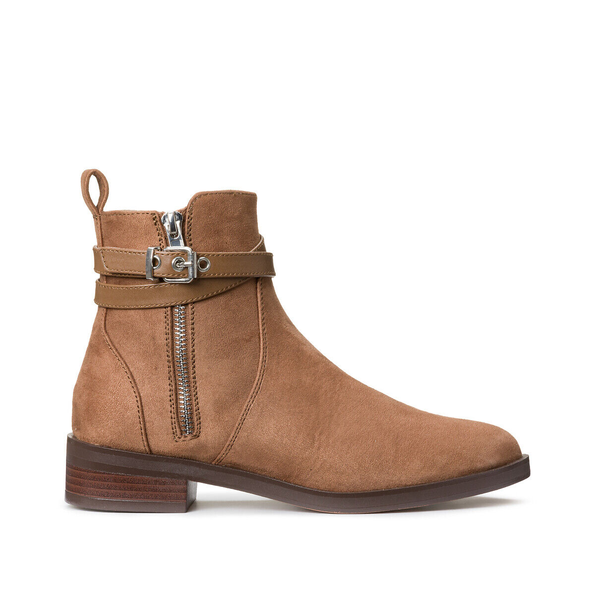 Only Botas com fecho, Thia   Camel