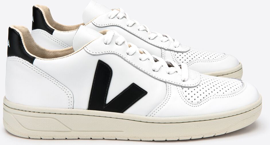 Veja Sapatilhas V-10   branco/preto