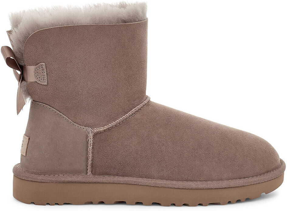 Ugg Botas com forro em pelo, Mini Bailey Bow II   toupeira