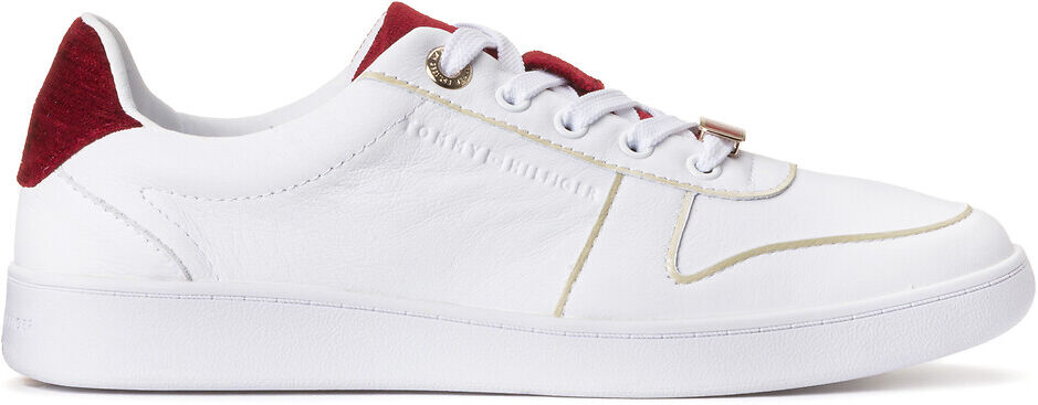 Tommy Hilfiger Sapatilhas em pele, Premium Court   Branco