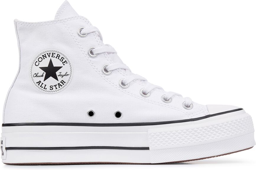 Converse Chuck Taylor All Star Lift Canvas Hi   Branco