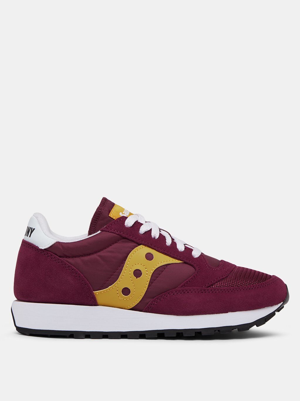 Saucony Sapatilhas - Ténis Saucony Jazz Original Vintage - Bordô/Amarelo - Mulher