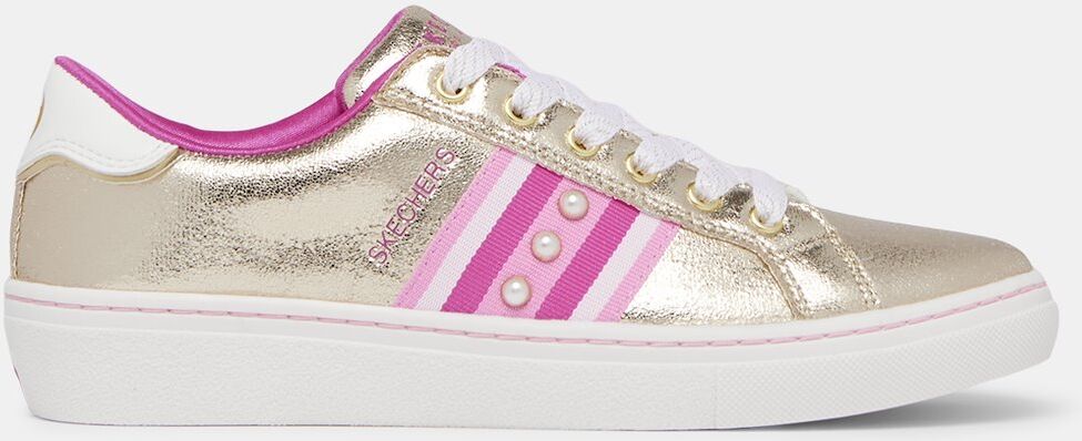 Skechers Sapatilhas - Ténis Skechers Goldie Jewel Box - Dourado/Rosa - Mulher