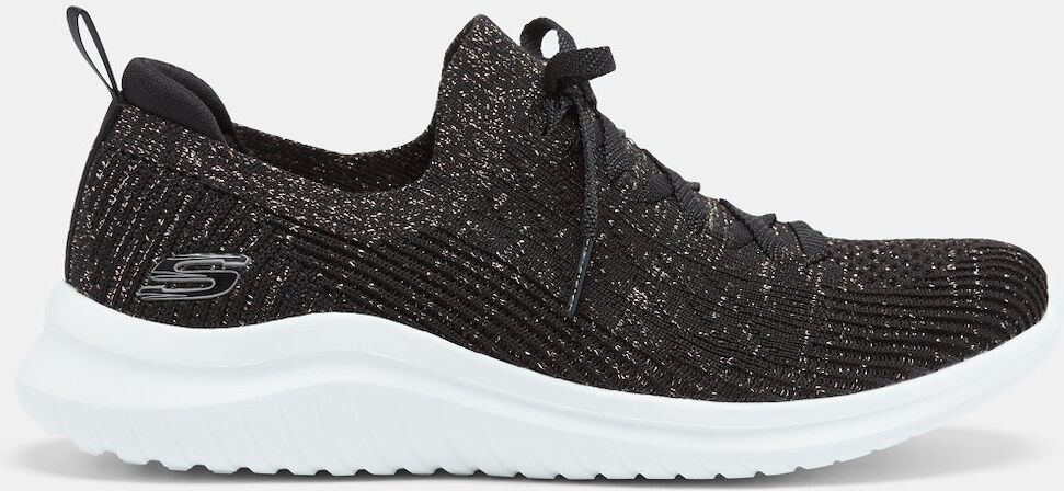 Skechers Sapatilhas - Ténis Skechers Ultra Flex Glimmer Sky - Preto/ Dourado - Mulher