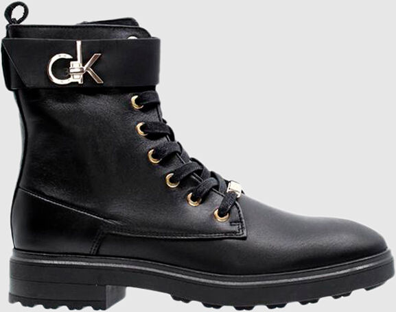 Calvin Klein Bota Mulher Cleat Biker Calvin Klein Preto