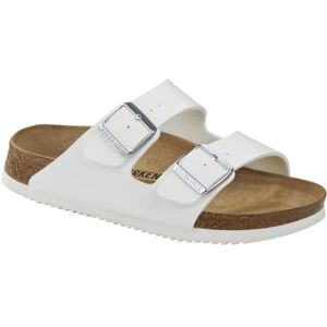 Birkenstock Arizona 101822137 Yrkessandal Vit, Smal Läst 37, Arbetsskor