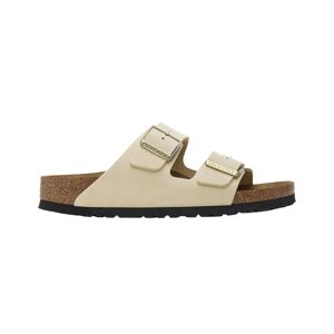 Birkenstock Arizona Nubuck Leather Narrow Dam, Ecru, 41