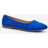 Kesi Women'S Suede Ballerinas Blue Kommia 40