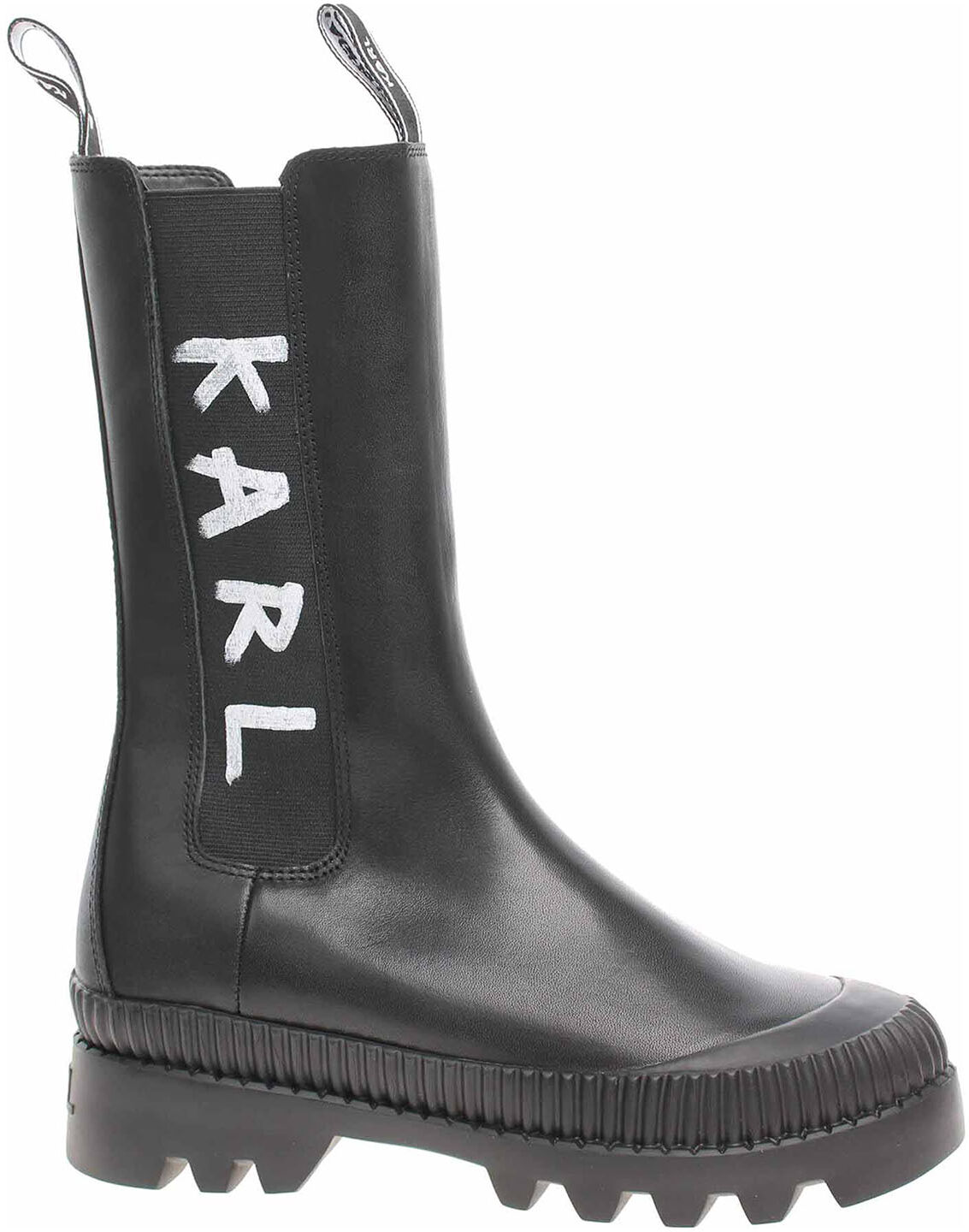 Karl Lagerfeld Dámske poločižmy Karl Lagerfeld KL42590 000 black lthr 37