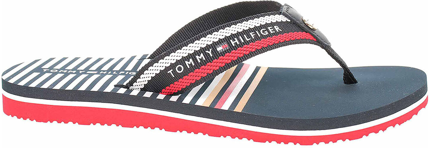 Tommy Hilfiger Dámske plážové papuče Tommy Hilfiger FW0FW04799 0KP rwb 37