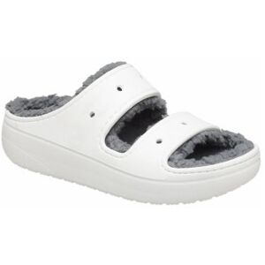 Crocs Womens White Classic Cozzzy Sandal - Female - White