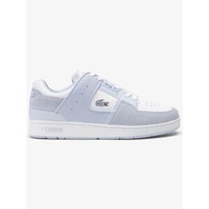 Lacoste Womens Light Blue White Court Cage Trainer - Female - Blue