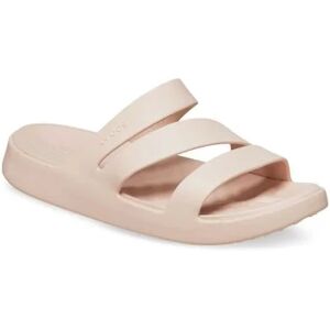 Crocs Womens Quartz Getaway Strappy Sandal - Female - Pink