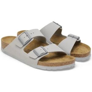 Birkenstock Womens Stone Coin Arizona BS Two Strap Sandal - Female - Grey