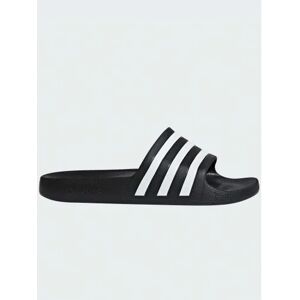 Adidas Mens Black White Adilette Aqua Slide - Male - Black