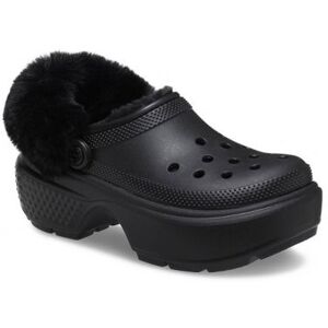 Crocs Womens Black Stomp Lined Clog - Female - Black