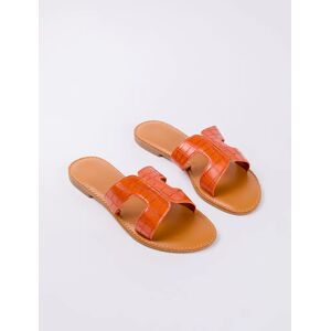 Blue Vanilla Cross Detail Sandal - UK 5 (EU 38) / Tan - female