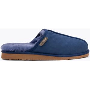 Pegia Fermo Shearling Men's Slippers, 46/12 / Indigo