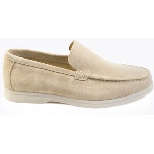 Pegia Arona Genuine Suede Women's Loafers, 38/5 / Beige