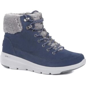 Skechers On The Go Glacial Ultra Woodlands Ankle Boots - SKE34077 / 320 412 - 6 - Navy - Female