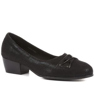 Pavers Smart Block-Heel Court Shoes - WBINS36063 / 322 727 - 4 - Black - Female