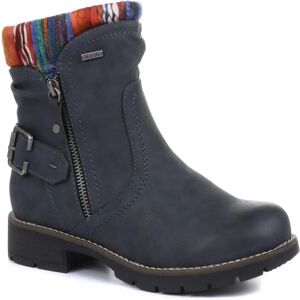 Pavers Water Resistant Ankle Boots - WBINS30013 / 316 197 - 3 - Navy - Female