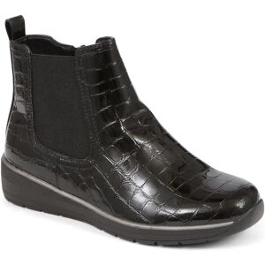 Pavers Croc Print Patent Ankle Boots - SANYI38023 / 324 240 - 7 - Black - Female