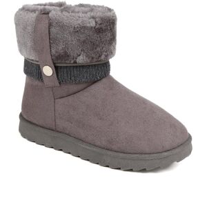 Pavers Fleece Lined Soft Ankle Boots - ACADE38007 / 324 548 - 5 - Grey - Female