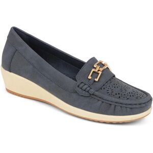 Pavers Slip-On Loafers - BAIZH39031 / 324 998 - 6 - Navy - Female