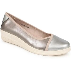 Pavers Casual Ballet Flats - WBINS37028 / 323 448 - 3 - Grey - Female