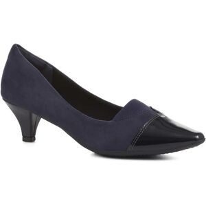 Pavers Kitten Heel Court Shoes - MAIN35003 / 322 297 - 6 - Navy-Navy - Female