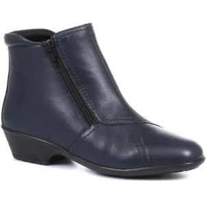 Pavers Leather Ladies Ankle Boot - HSKEMP1811 / 146 311 - 1 - Navy - Female