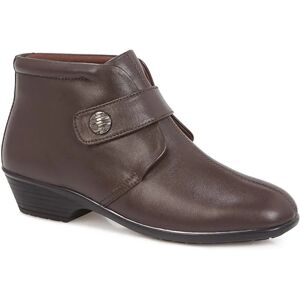 Pavers Wide Fit Leather Ankle Boots - KF28026 / 313 332 - 1 - Brown - Female