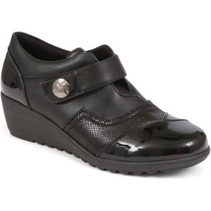 Pavers Touch Fasten Wedge Shoe - WBINS38068 / 324 514 - 8 - Black - Female