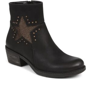 Bellissimo Star Detail Ankle Boots - BELPINYI38007 / 324 199 - 6 - Brown - Female