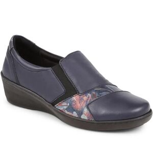 Pavers Leather Slip On Shoes - LUCK38011 / 324 546 - 3 - Black - Female