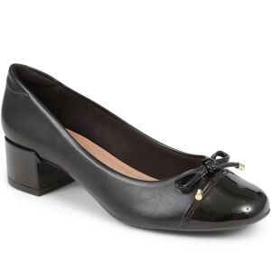 Pavers Patent Toe Court Shoes - BRIO38003 / 324 260 - 5 - Black - Female
