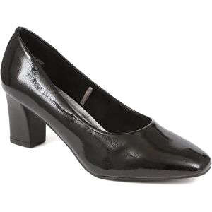 Pavers Patent Heeled Pumps - PLAN38007 / 324 155 - 5 - Black - Female