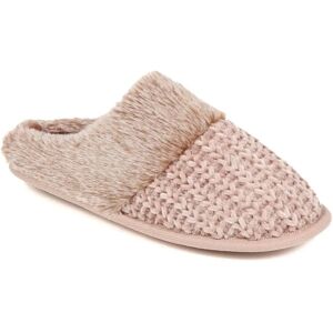 Pavers Faux Fur Lined Fleece Slippers - GALOP38001 / 324 485 - 3 - Beige - Female