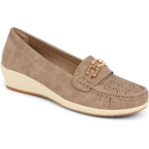 Pavers Slip-On Loafers - BAIZH39031 / 324 998 - 6 - Beige - Female