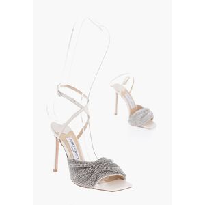 Jimmy Choo Leather NARIA Ankle-Strap Sandals Embellished with Rhineston size 36 - Female