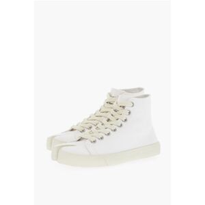 Maison Margiela MM22 Cotton High-Top TABI Sneakers with Ton-On-Ton Laces size 35 - Female
