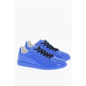 Maison Margiela MM22 Patent Leather Low-Top Sneakers with Contrasting Laces size 35 - Female