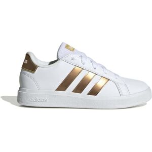 adidas Kids Grand Court Sustainable Lifestyle Shoes Size: UK 5, Colour: White