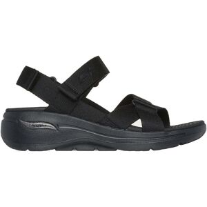 Skechers Womens GO Walk Arch Fit Sandal - Attract Size: UK 4, Colour: Black