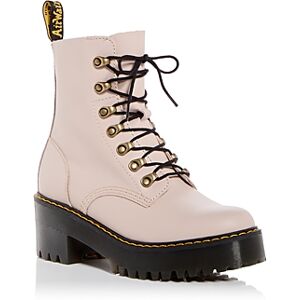 Dr. Martens Women's Leona Platform Combat Boots  - Vintage Tan - Size: 5 US / 3 UK