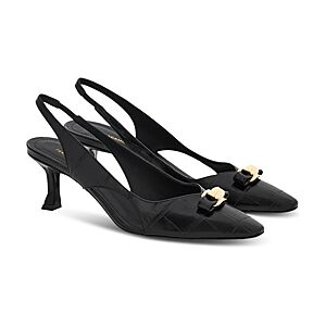 Ferragamo Women's Zarula Slingback Pumps  - Nero - Size: 7