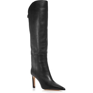 Jimmy Choo Women's Alizze 85 High Heel Knee High Boots  - Black - Size: 8.5 US / 38.5 EU