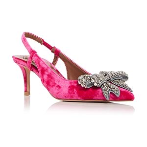 Kurt Geiger London Women's Belgravia Court Bow Embellished Slingback Pumps  - Pink - Size: 6.5