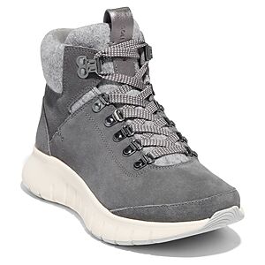 Cole Haan Women's ZERGRAND Field Waterproof Hiker Boots  - Tornado Suede - Size: 7.5